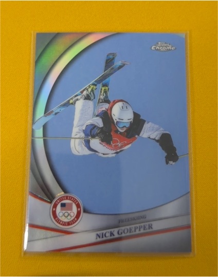 2026 Topps Chrome Winter Olympics #4 Nick Goepper — front