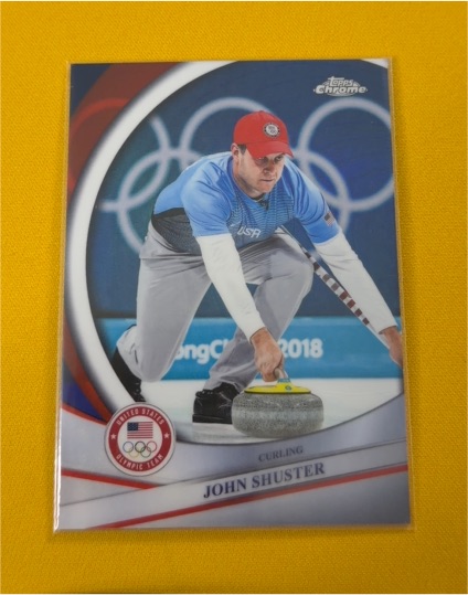2026 Topps Chrome #110 John Shuster — front