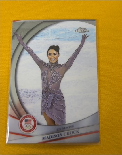 2026 Topps Chrome US Winter Olympics #45 Madison Chock — front