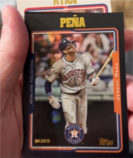 2025 Topps Archives #250 Jeremy Pena — front