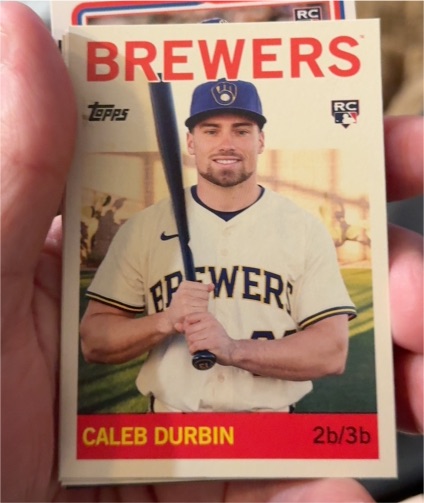 2025 Topps Archives #85 Caleb Durbin — front