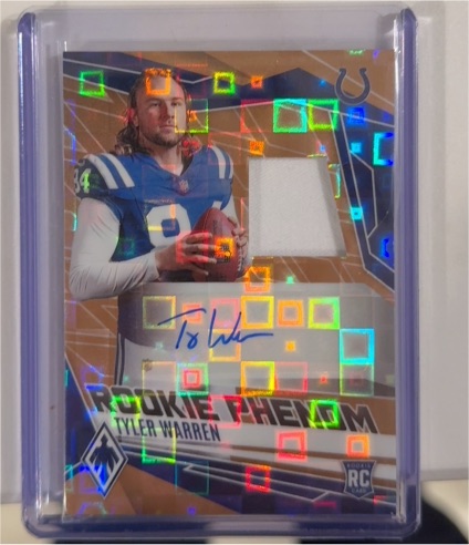 2025 Panini Phoenix Rookie Phenoms Jersey Autographs #RPJ-TWN Tyler Warren — front