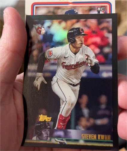 2025 Topps Archives #147 Steven Kwan Cleveland Guardians — front