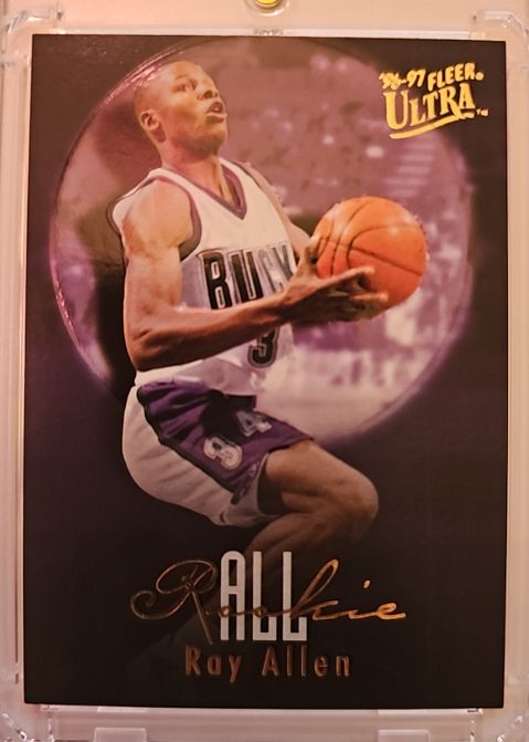 1996-97 Fleer Ultra #2 Ray Allen All Rookie — front