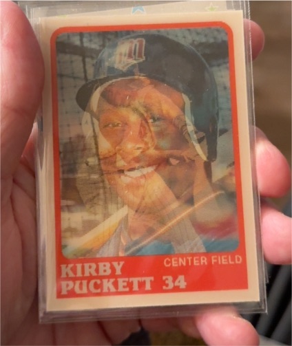 1988 Sportflics #8 Kirby Puckett — front