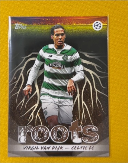 2025-26 Topps UEFA Club Competitions #RT-1 Virgil Van Dijk Roots — front