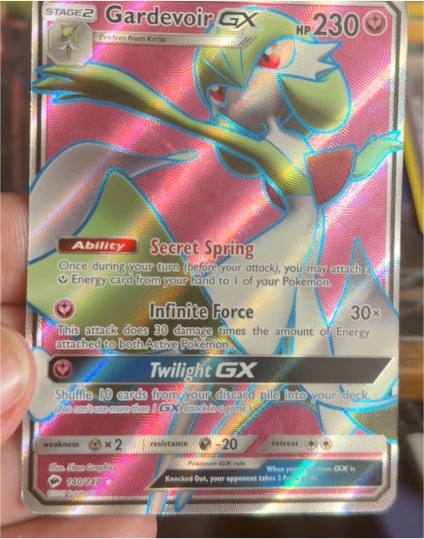 2017 Pokémon SM Burning Shadows #140 Gardevoir GX — front
