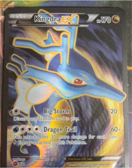 2016 Pokémon XY Fates Collide #122 Kingdra EX — front