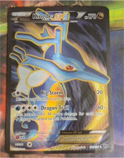 2016 Pokémon XY Fates Collide #122 Kingdra EX — front