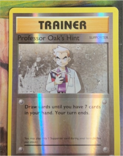 2016 Pokemon Evolutions #84 Professor Oak's Hint — front