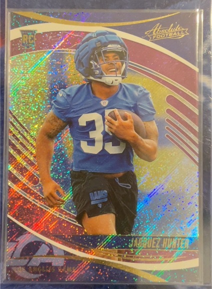 2025 Panini Absolute Football #136 Jarquez Hunter — front