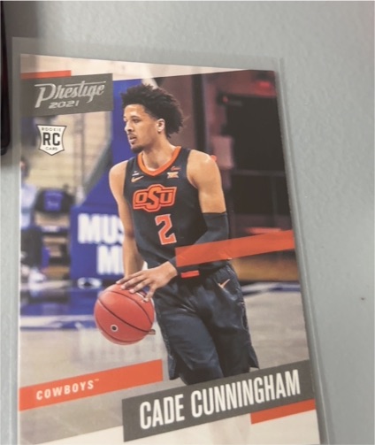 2021 Panini Chronicles Draft Picks Prestige #369 Cade Cunningham — front