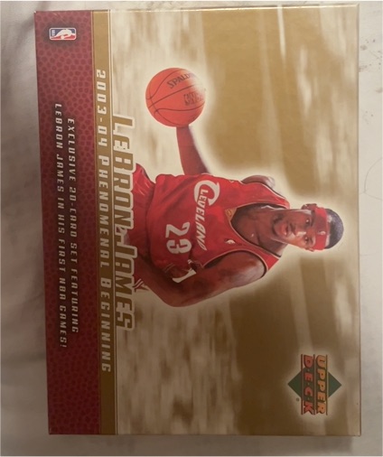2003-04 Upper Deck Phenomenal Beginning LeBron James — front