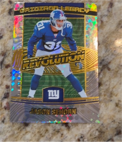 2025 Panini Revolution Gridiron Legacy #7 Jason Sehorn — front