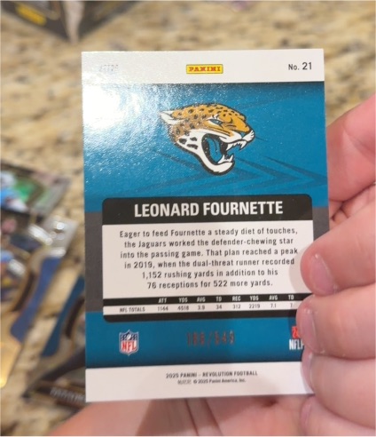 2025 Panini Revolution #21 Leonard Fournette — front