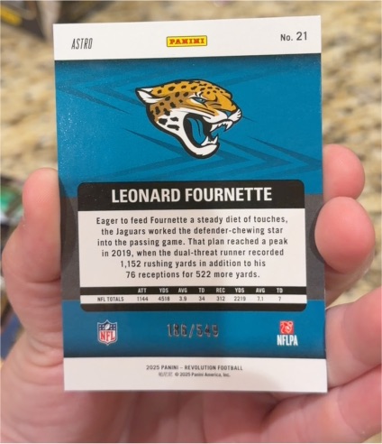 2025 Panini Revolution #21 Leonard Fournette — front