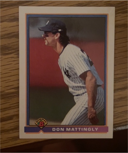 1991 Bowman #178 Don Mattingly — front