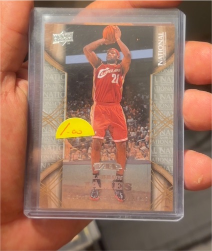 2008 Upper Deck National Convention #NAT-9 LeBron James — front