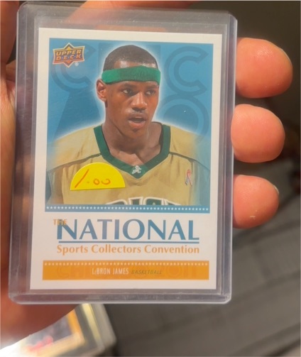 2010 Upper Deck The National #NSC-6 LeBron James — front