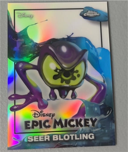 2026 Topps Chrome Epic Mickey #EM-19 Seer Blotling — front