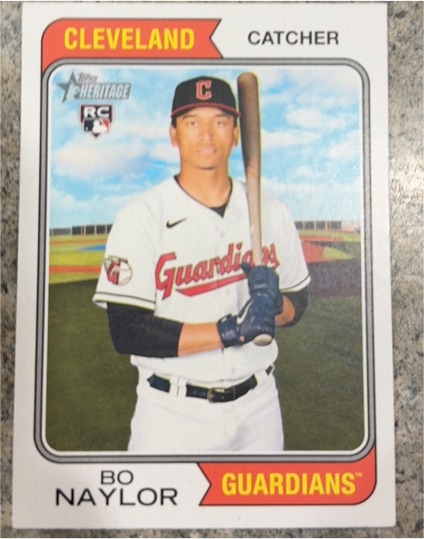 2023 Topps Heritage #172 Bo Naylor — front