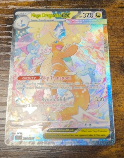 2026 Pokémon TCG Ascended Heroes #290 Mega Dragonite EX — front
