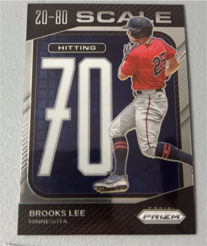 2023 Panini Prizm 20-80 Scale #SC20 Brooks Lee — front