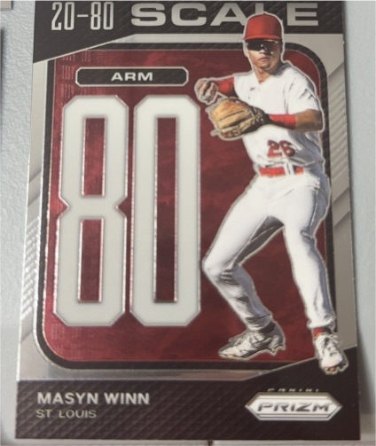 2023 Panini Prizm 20-80 Scale #SC19 Masyn Winn — front