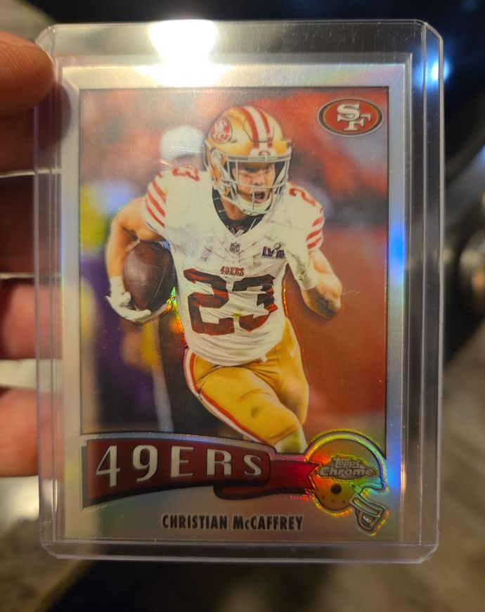 2025 Topps Chrome #1975-29 Christian McCaffrey — front