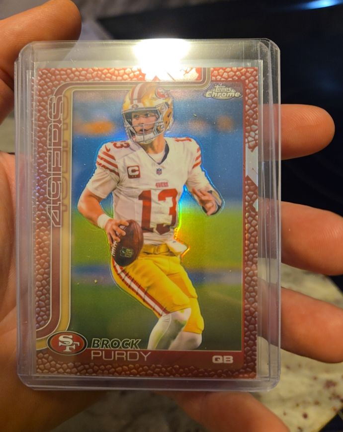 2025 Topps Chrome #262 Brock Purdy — front