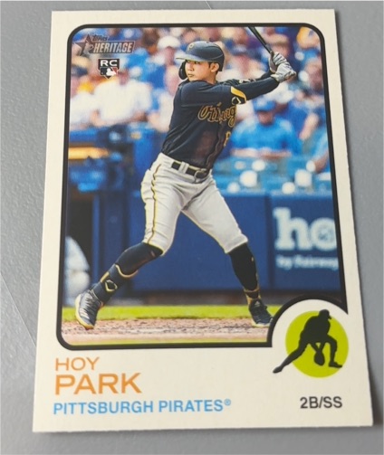 2022 Topps Heritage #273 Hoy Park — front