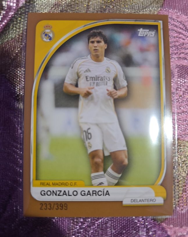 2025 Topps Real Madrid #233 Gonzalo García — front