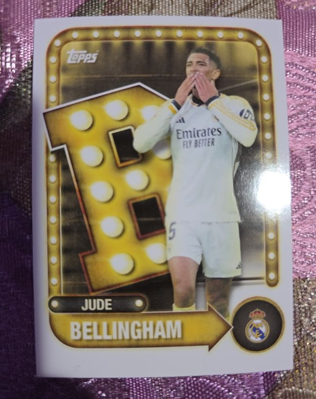 2024-25 Topps Real Madrid #B Jude Bellingham — front