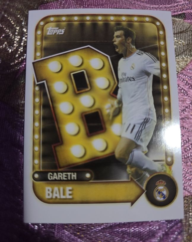 2025-26 Topps Real Madrid Collector Tin #30 Gareth Bale — front