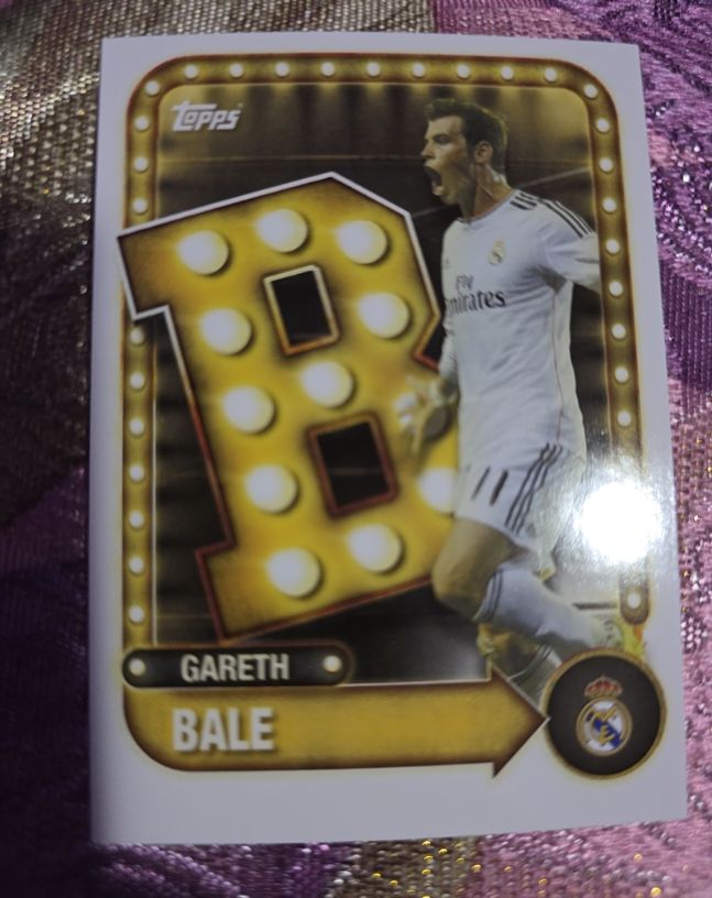 2025-26 Topps Real Madrid Collector Tin #30 Gareth Bale — front