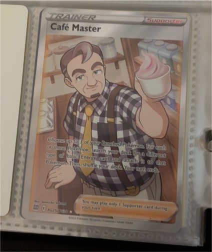 2022 Pokémon TCG Brilliant Stars #TG25/TG30 Cafe Master — front