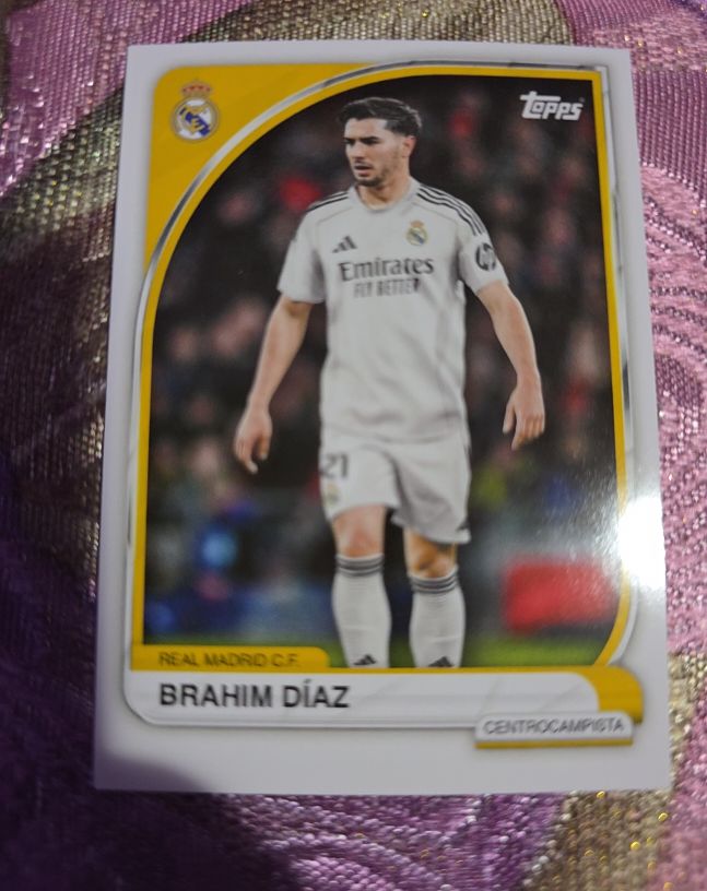 2024-25 Topps Fan Set #15 Brahim Diaz — front