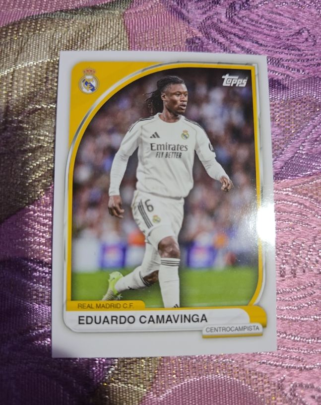 2025-26 Topps UEFA Club Competitions #31 Eduardo Camavinga Real Madrid C.F. — front