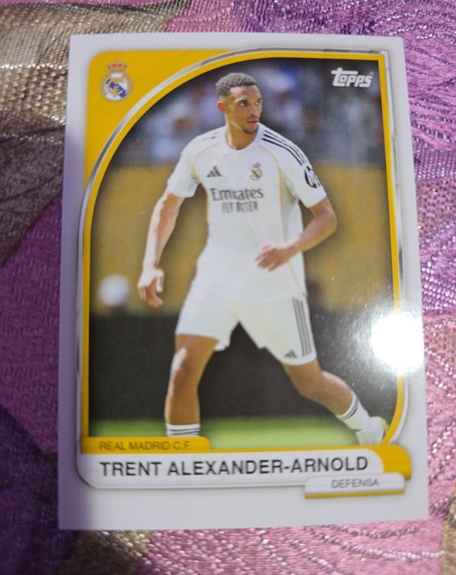 2025-26 Topps UEFA Club Competitions #141 Trent Alexander-Arnold Real Madrid C.F. — front