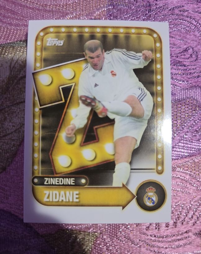 2025 Topps Zinedine Zidane Real Madrid — front