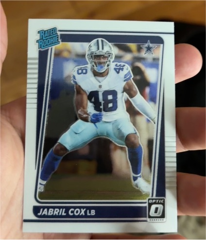 2021 Panini Donruss Optic #286 Jabril Cox — front