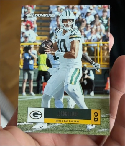 2025 Panini Donruss Retro 2005 #R05-JDL Jordan Love — front