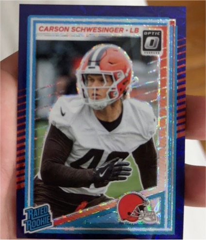2025 Panini Donruss Optic #217 Carson Schwesinger — front