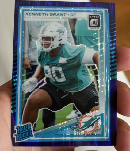 2025 Panini Donruss Optic #DT Kenneth Grant — front