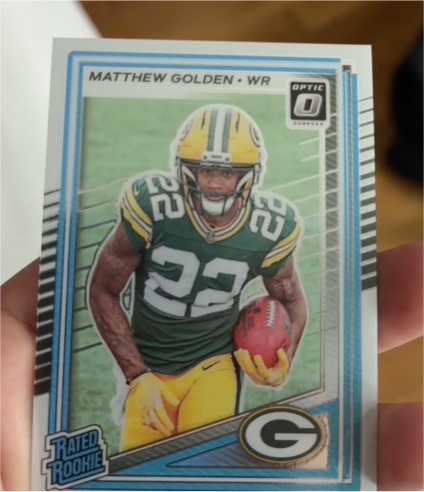2025 Panini Donruss Optic #205 Matthew Golden — front