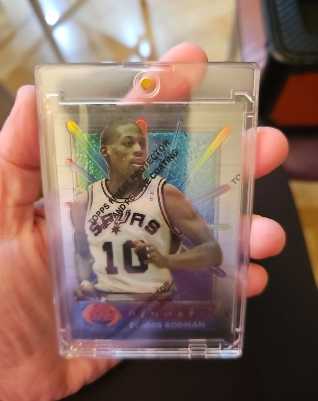 1994-95 Topps Finest #134 Dennis Rodman — front