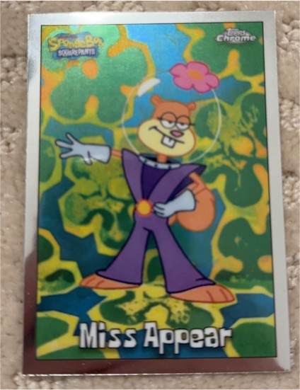 2025 Topps Chrome SpongeBob SquarePants 25th Anniversary #138 Miss Appear — front