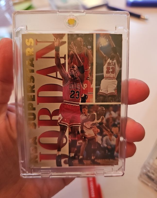 1993-94 Fleer NBA Superstars #7 Michael Jordan — front