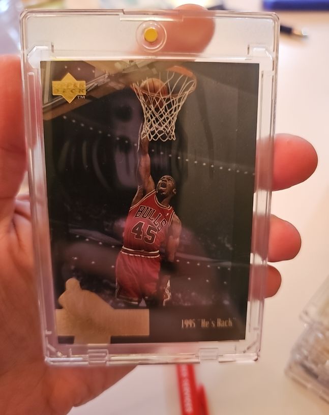 1996 Upper Deck The Jordan Collection #JC15 Michael Jordan — front
