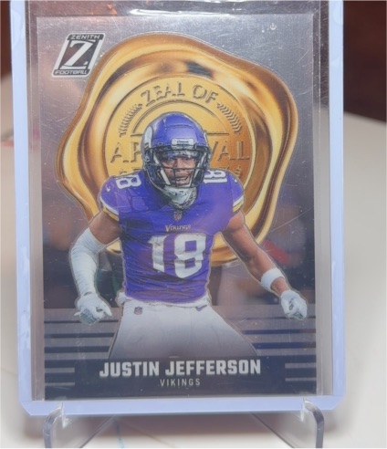 2023 Panini Zenith Zeal of Approval #16 Justin Jefferson — front